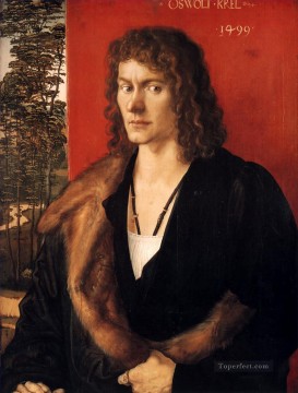 アルブレヒト・デューラー Painting - オズヴォルト・クレルの肖像 北方ルネサンス アルブレヒト・デューラー
